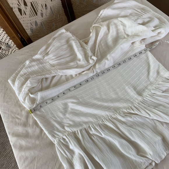 Anthropologie Lilya "Thea" Peplum Knit Long Sleeve top size large v-neck peplum - Picture 8 of 8